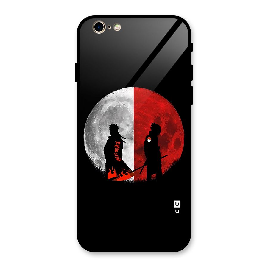 Naruto Shadow Hokage Moon Glass Back Case for iPhone 6 6S