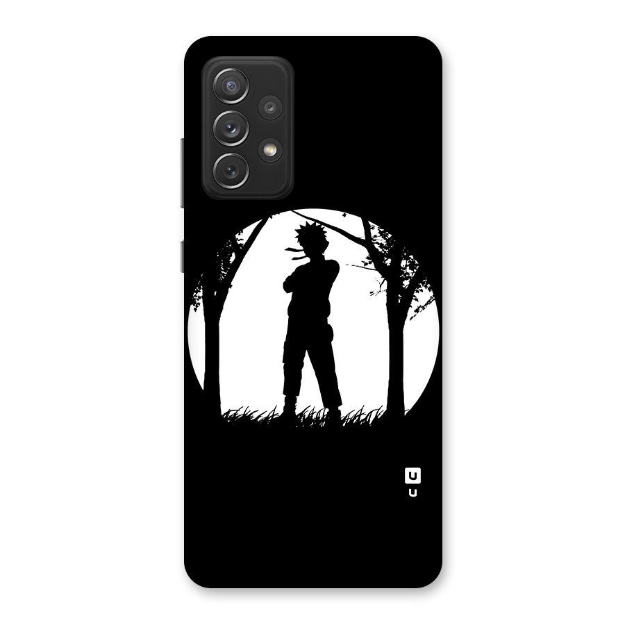 Naruto Silhouette Glass Back Case for Galaxy A72