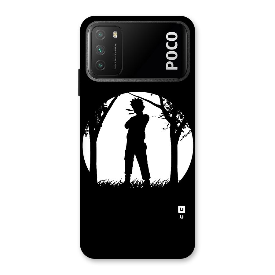 Naruto Silhouette Back Case for Poco M3