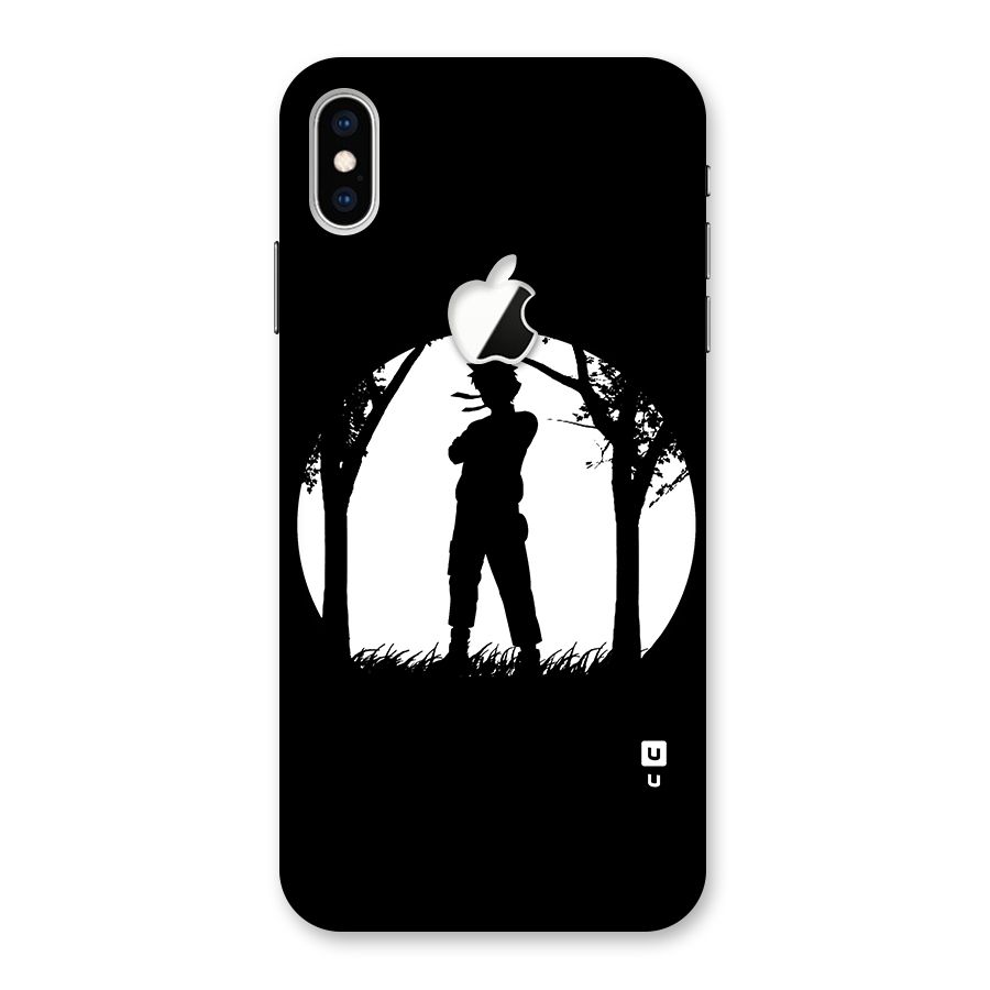 Naruto Silhouette Back Case for iPhone XS Max Apple Cut