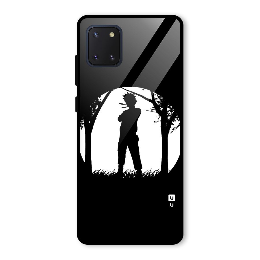 Naruto Silhouette Glass Back Case for Galaxy Note 10 Lite