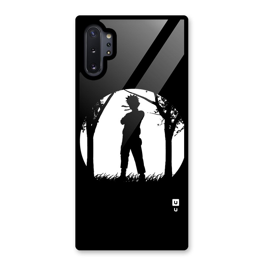 Naruto Silhouette Glass Back Case for Galaxy Note 10 Plus