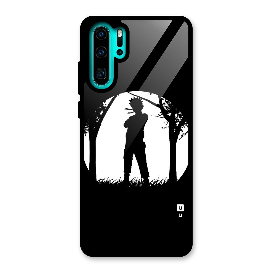 Naruto Silhouette Glass Back Case for Huawei P30 Pro