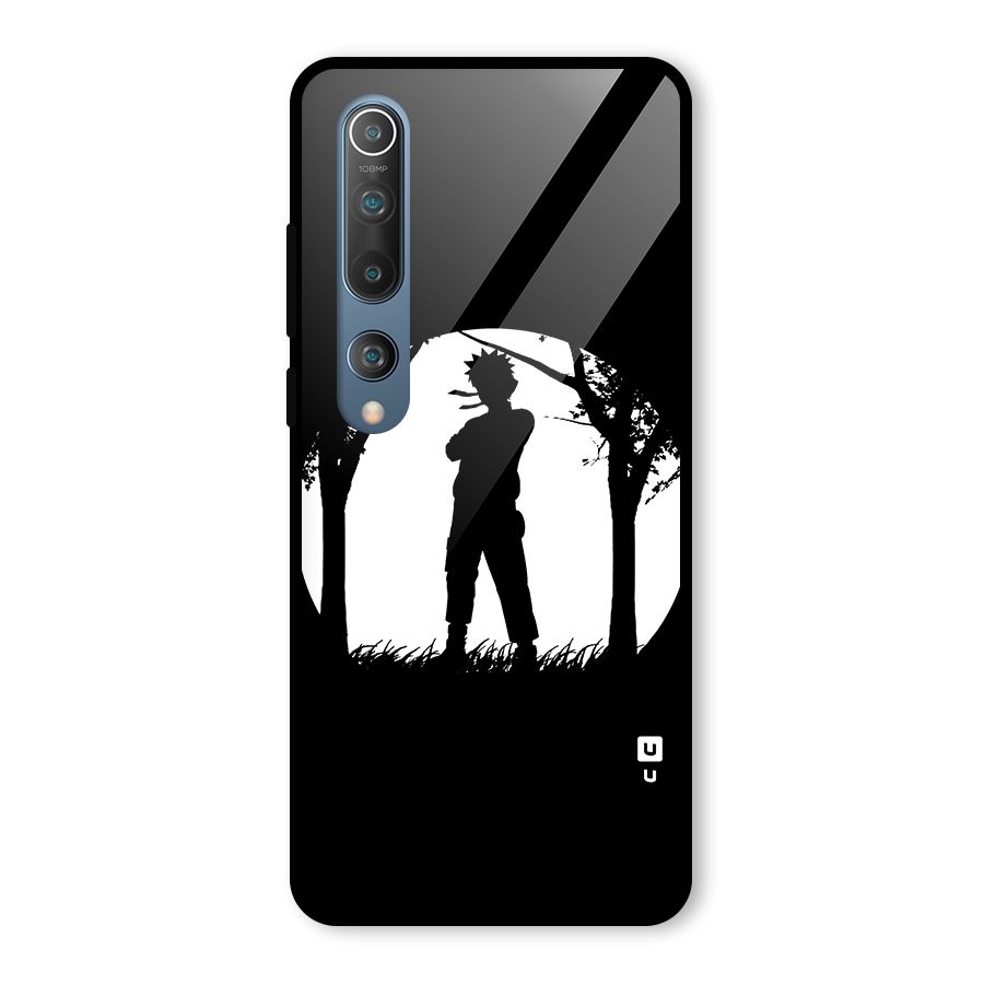 Naruto Silhouette Glass Back Case for Mi 10