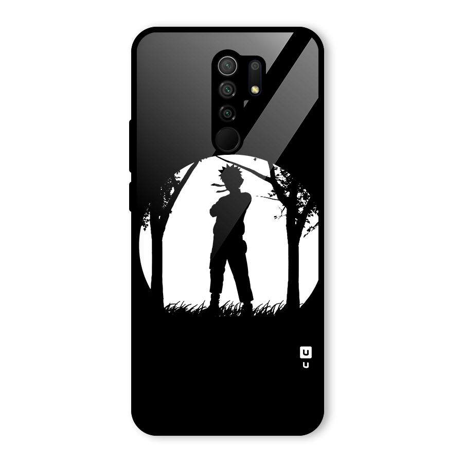 Naruto Silhouette Glass Back Case for Poco M2