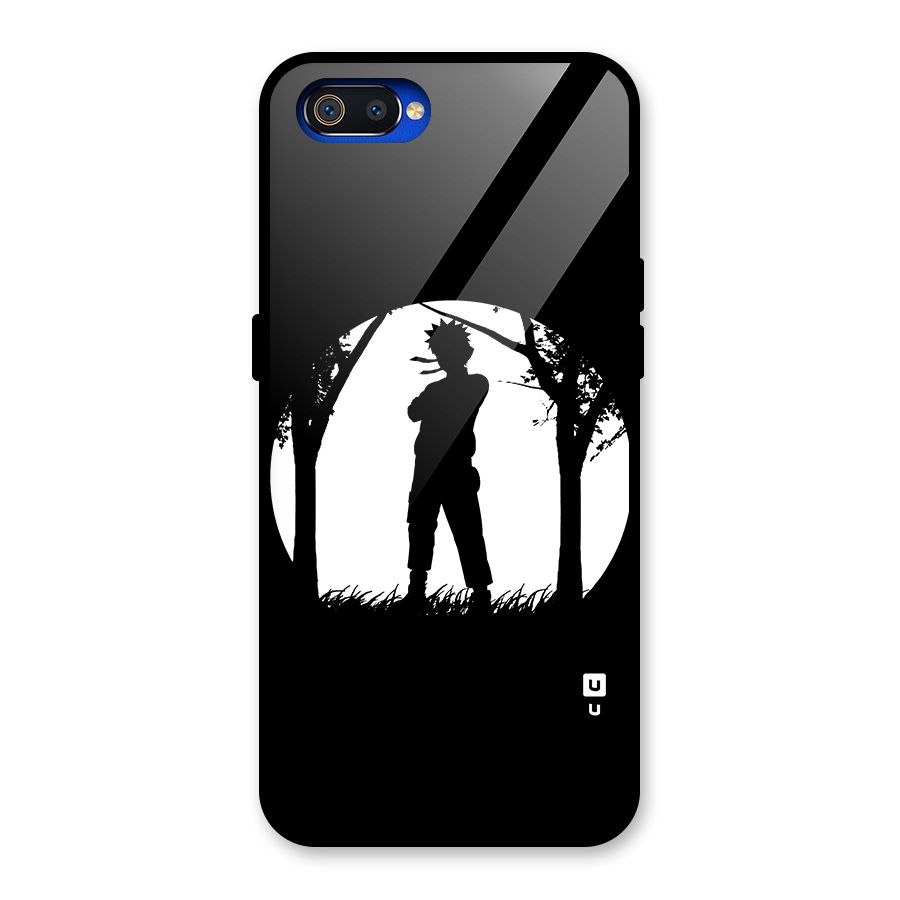 Naruto Silhouette Glass Back Case for Realme C2