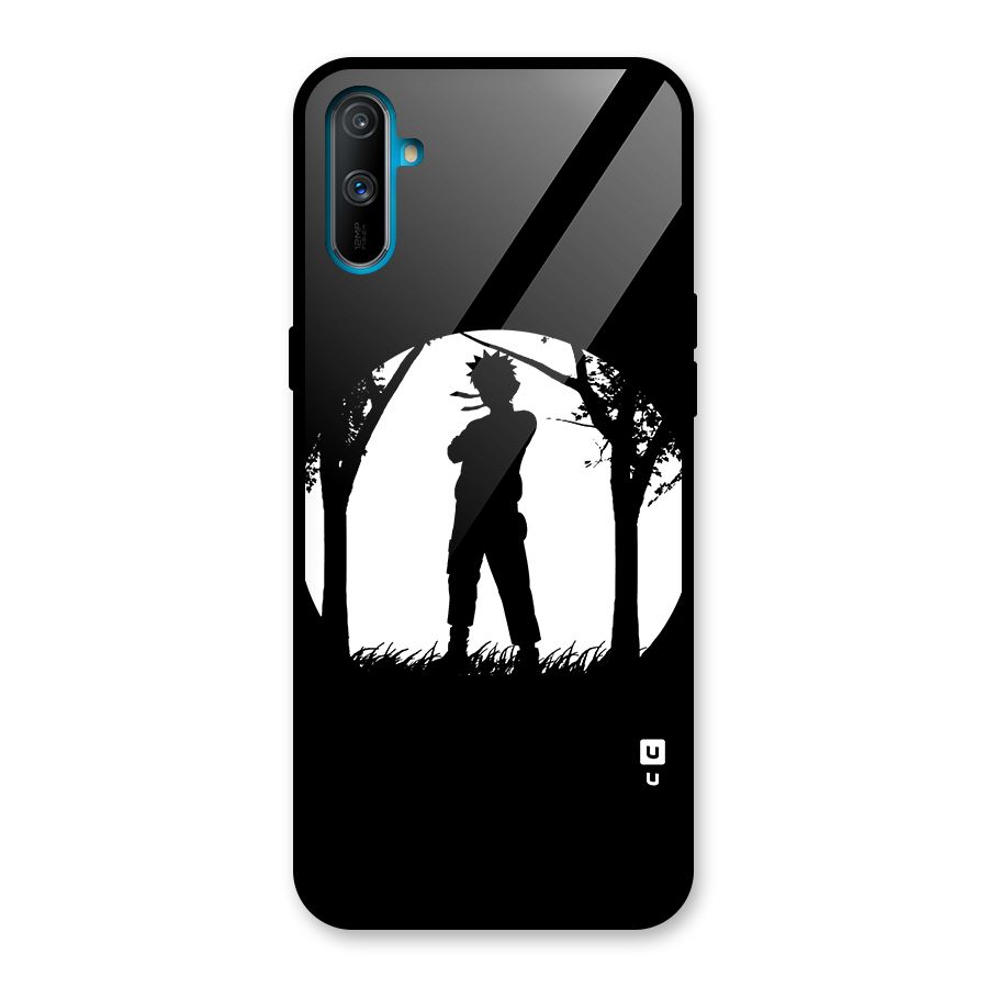 Naruto Silhouette Glass Back Case for Realme C3