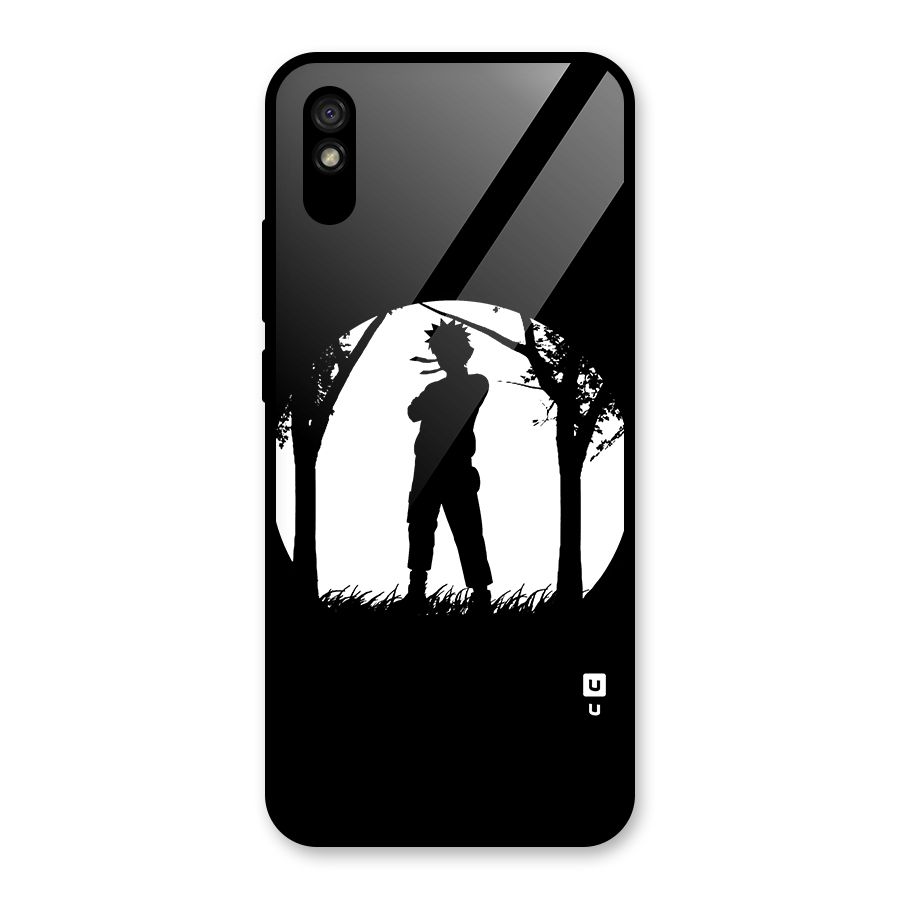 Naruto Silhouette Glass Back Case for Redmi 9i