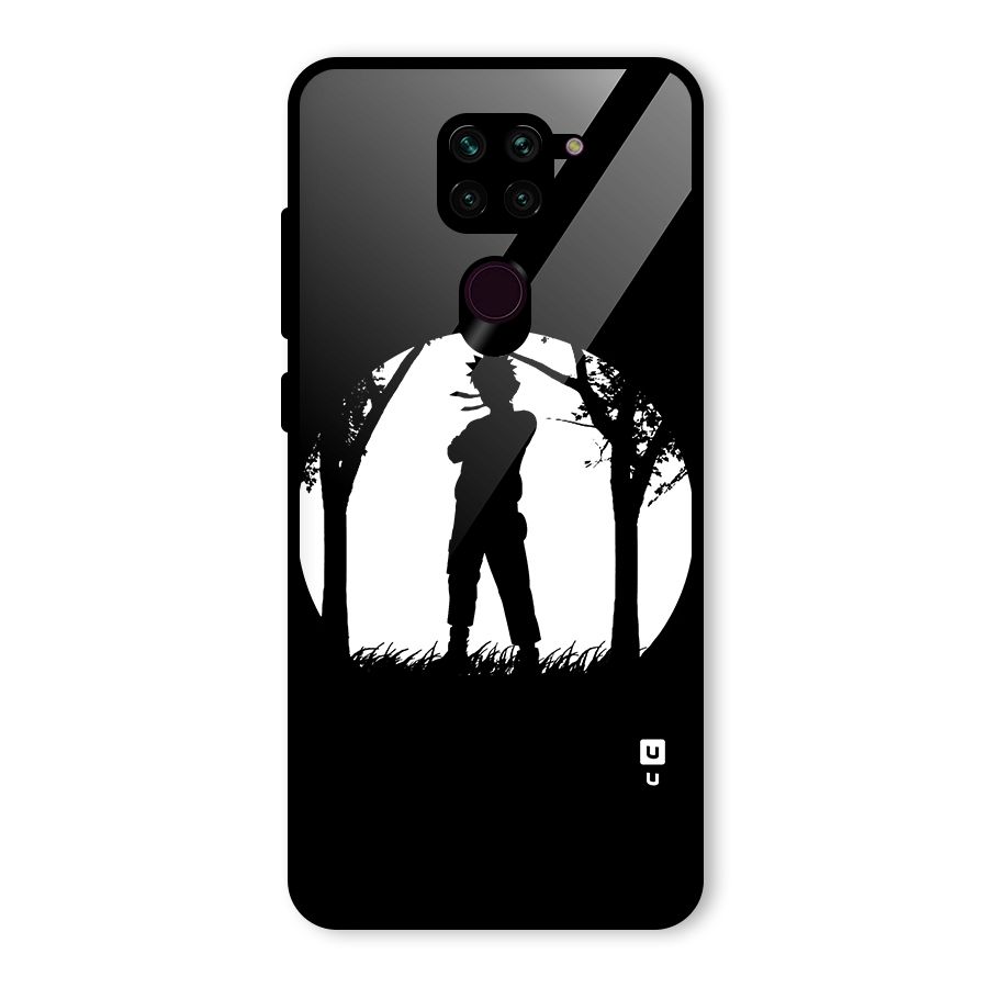 Naruto Silhouette Glass Back Case for Redmi Note 9