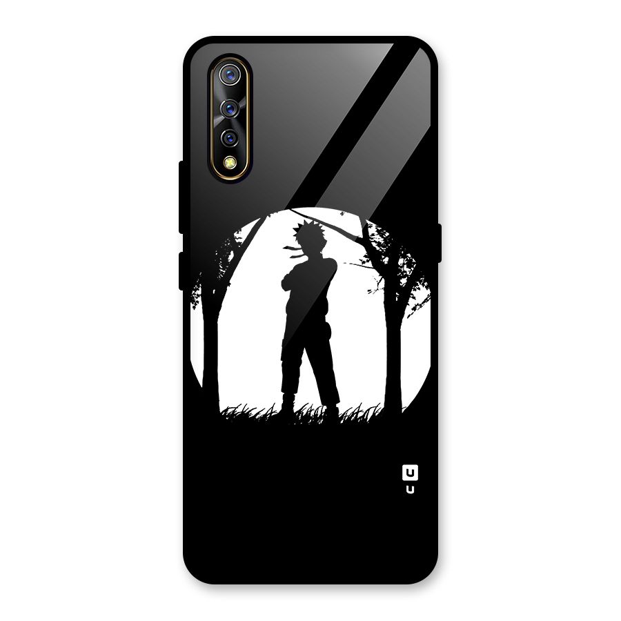 Naruto Silhouette Glass Back Case for Vivo S1