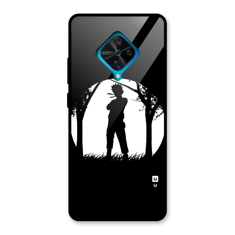 Naruto Silhouette Glass Back Case for Vivo S1 Pro