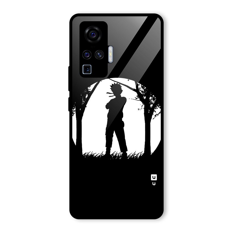 Naruto Silhouette Glass Back Case for Vivo X50 Pro