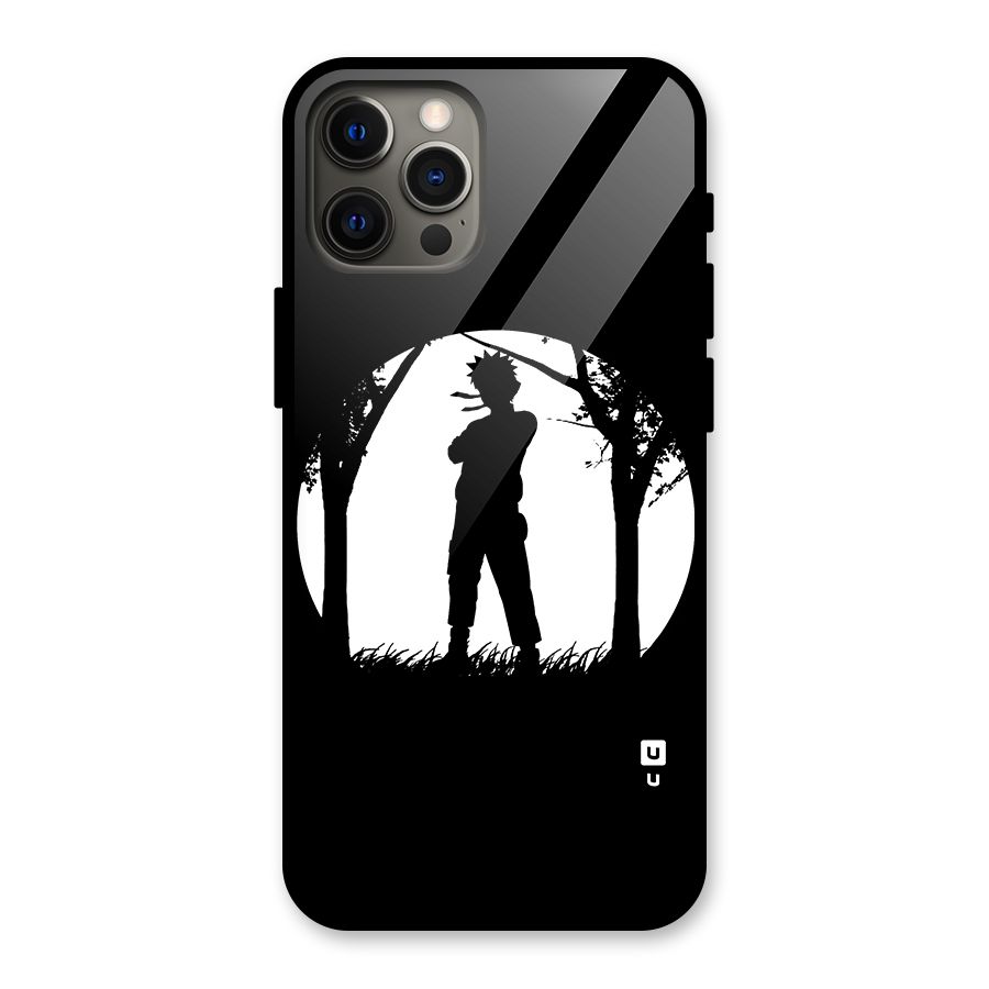 Naruto Silhouette Glass Back Case for iPhone 12 Pro Max