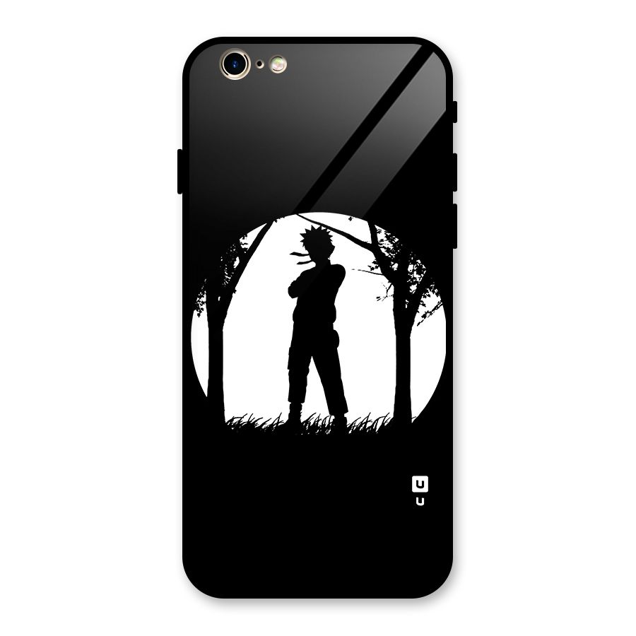Naruto Silhouette Glass Back Case for iPhone 6 6S