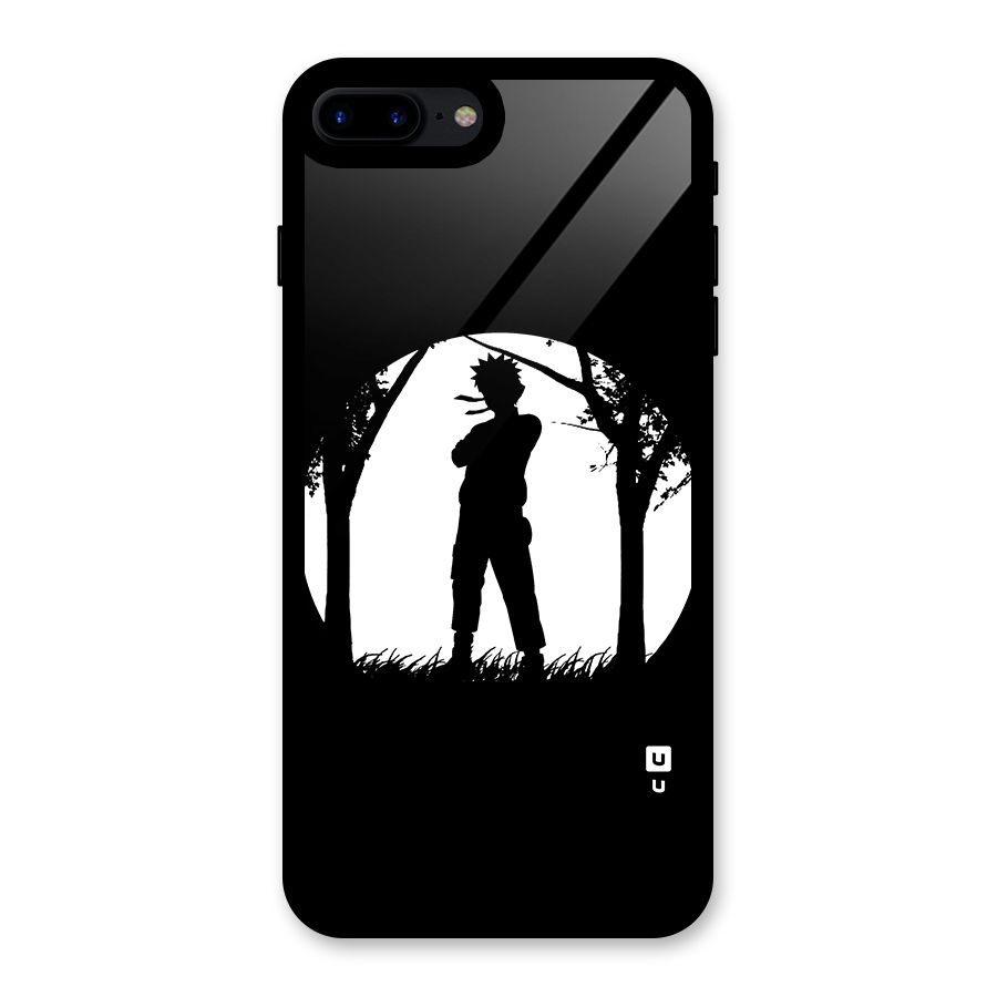 Naruto Silhouette Glass Back Case for iPhone 8 Plus