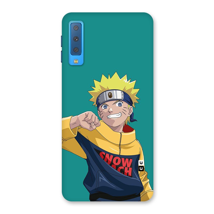 Naruto Snow Beach Art Back Case for Galaxy A7 (2018)