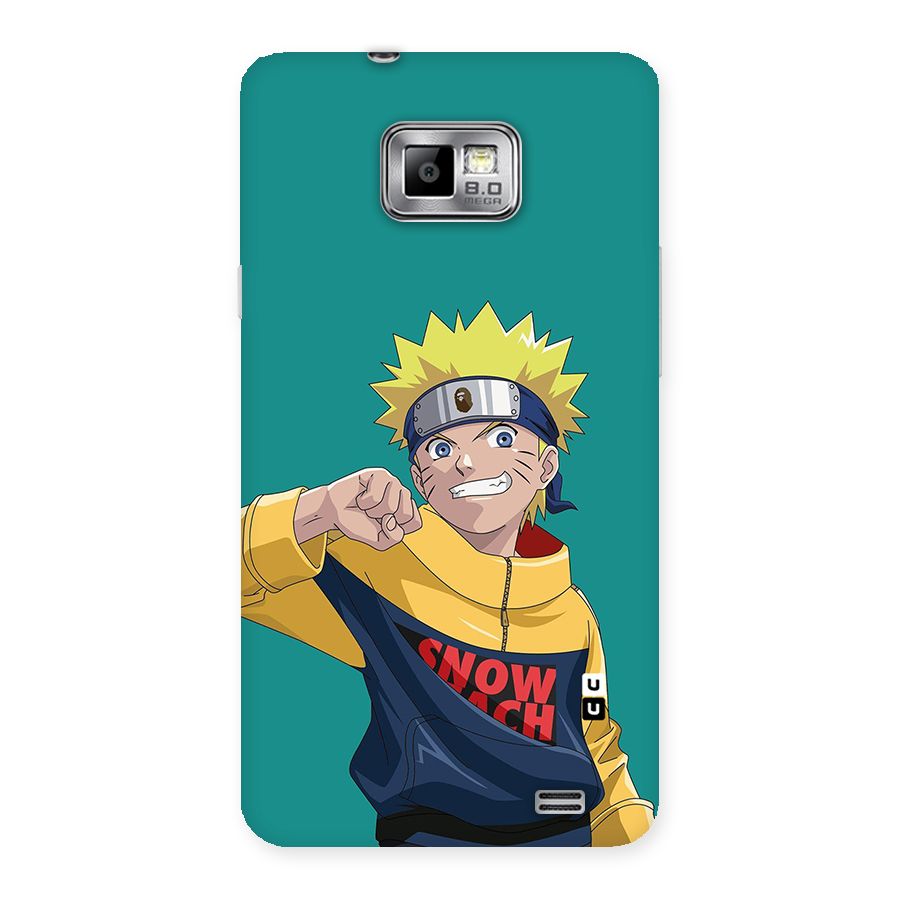 Naruto Snow Beach Art Back Case for Galaxy S2