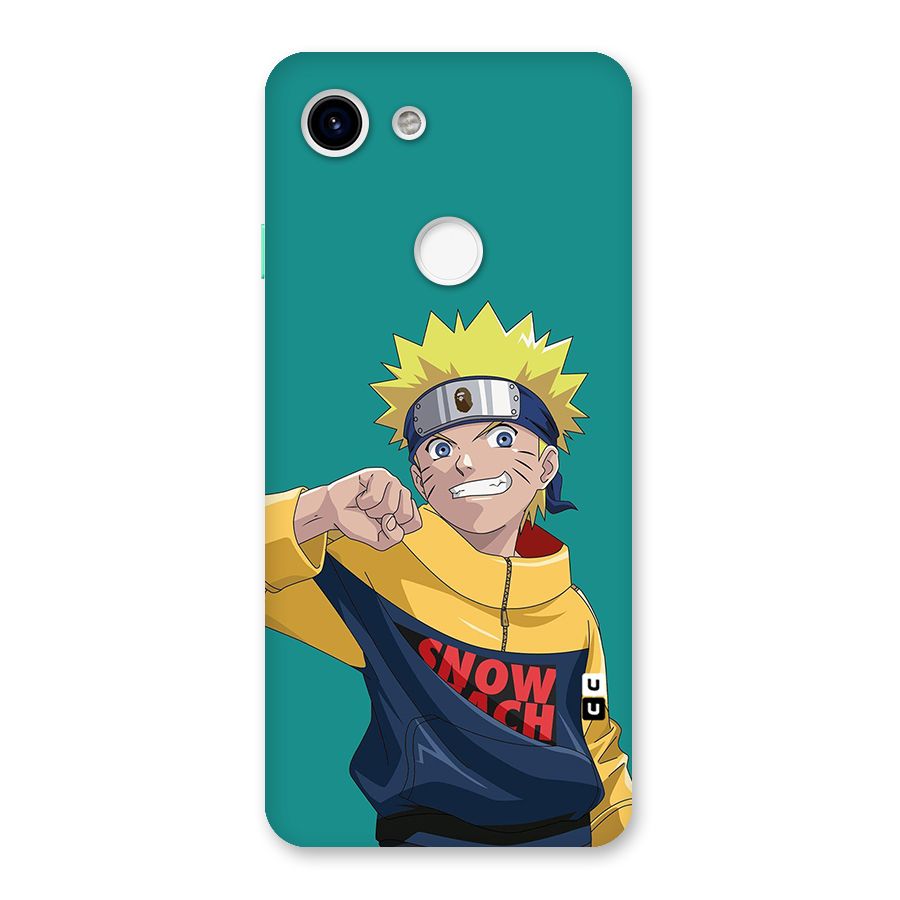 Naruto Snow Beach Art Back Case for Google Pixel 3