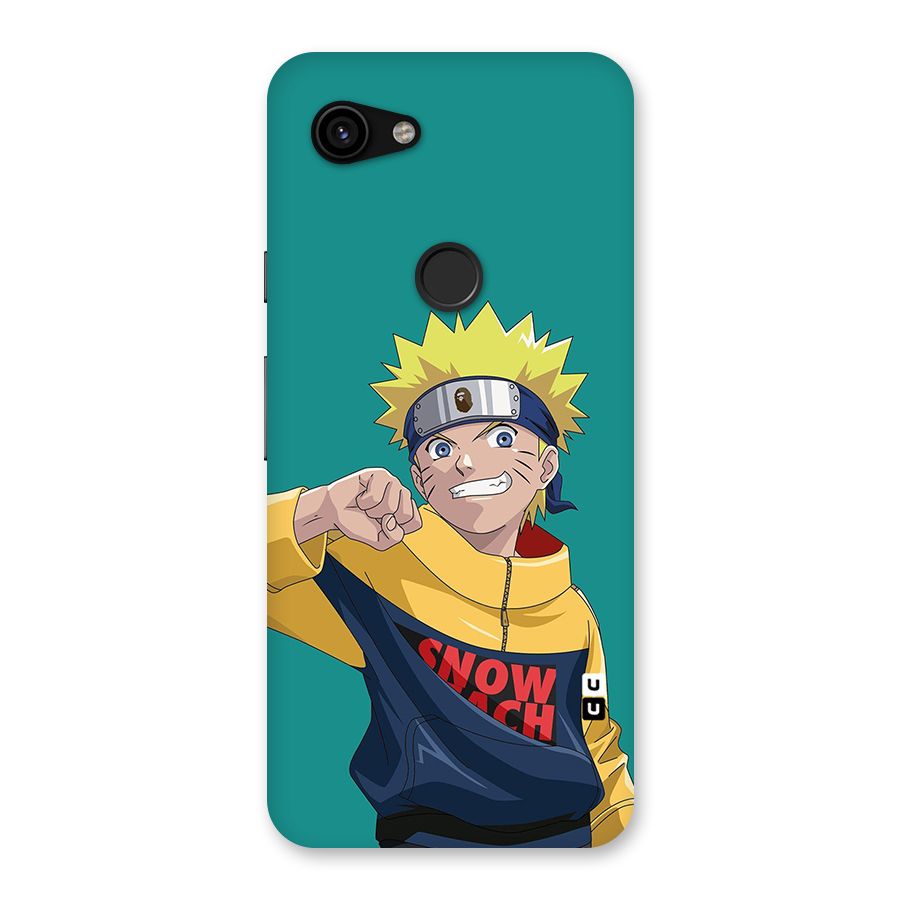 Naruto Snow Beach Art Back Case for Google Pixel 3a