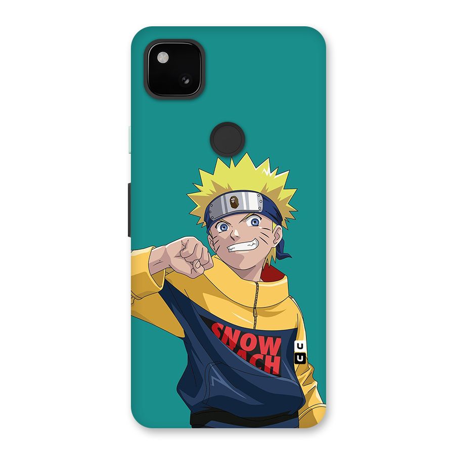 Naruto Snow Beach Art Back Case for Google Pixel 4a