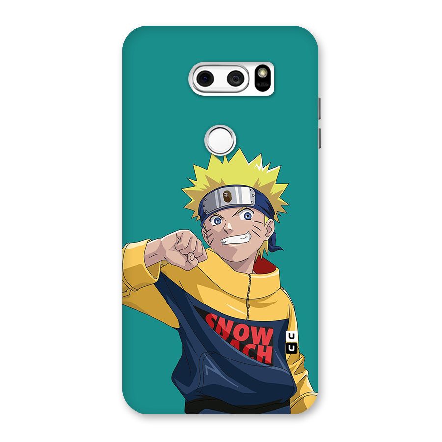 Naruto Snow Beach Art Back Case for LG V30