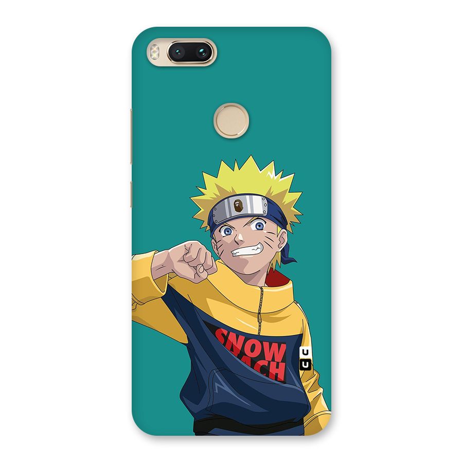 Naruto Snow Beach Art Back Case for Mi A1
