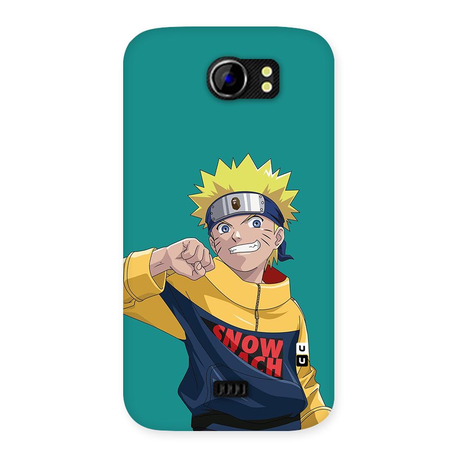 Naruto Snow Beach Art Back Case for Micromax Canvas 2 A110
