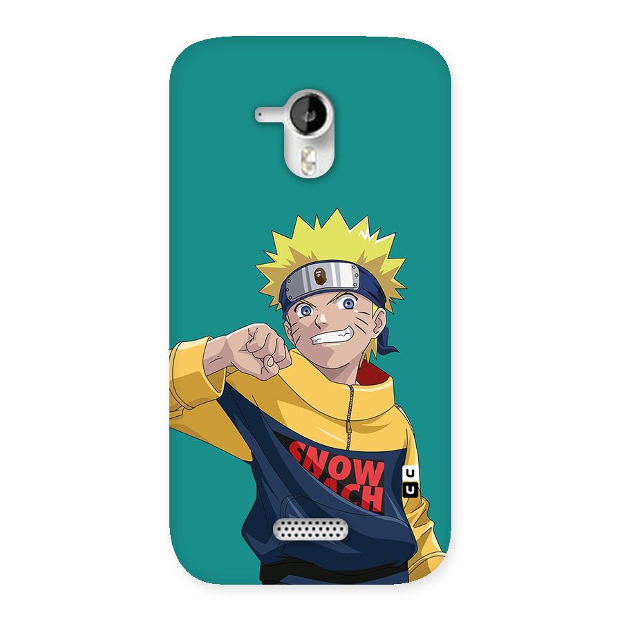 Naruto Snow Beach Art Back Case for Micromax Canvas HD A116