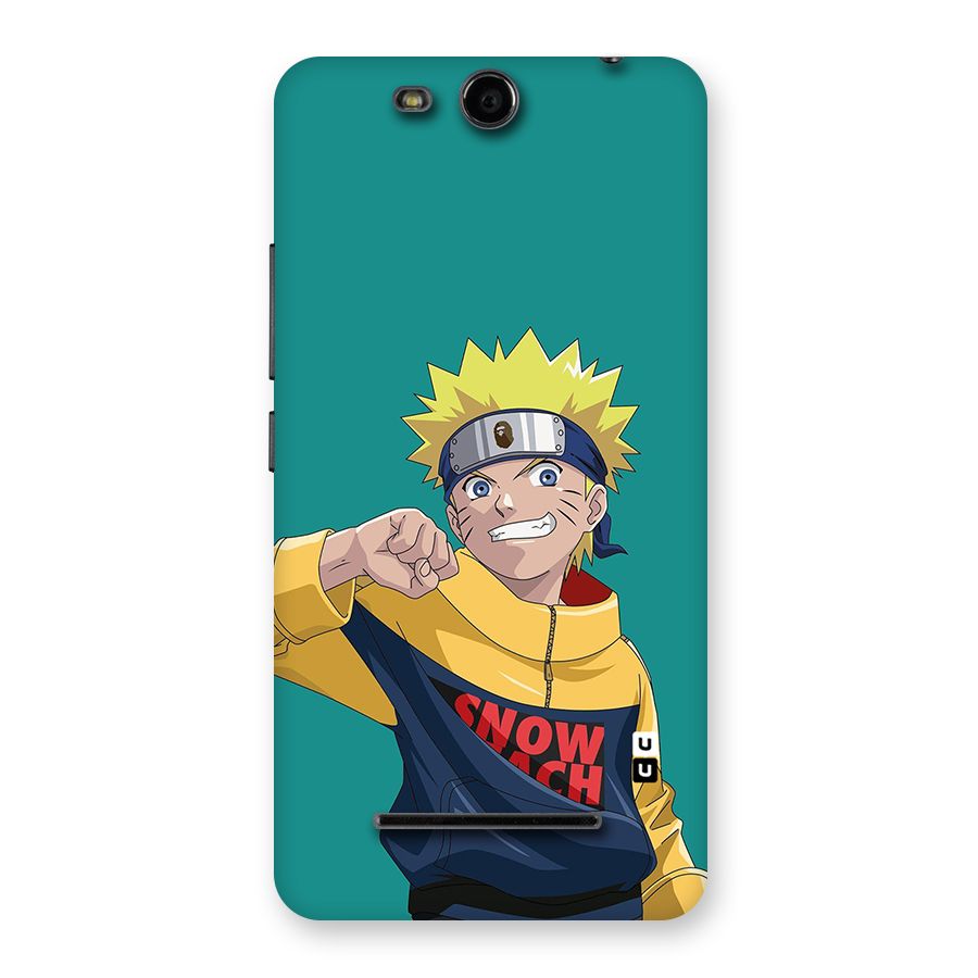 Naruto Snow Beach Art Back Case for Micromax Canvas Juice 3 Q392