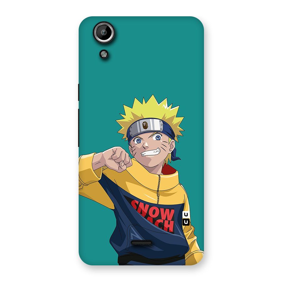 Naruto Snow Beach Art Back Case for Micromax Canvas Selfie Lens Q345