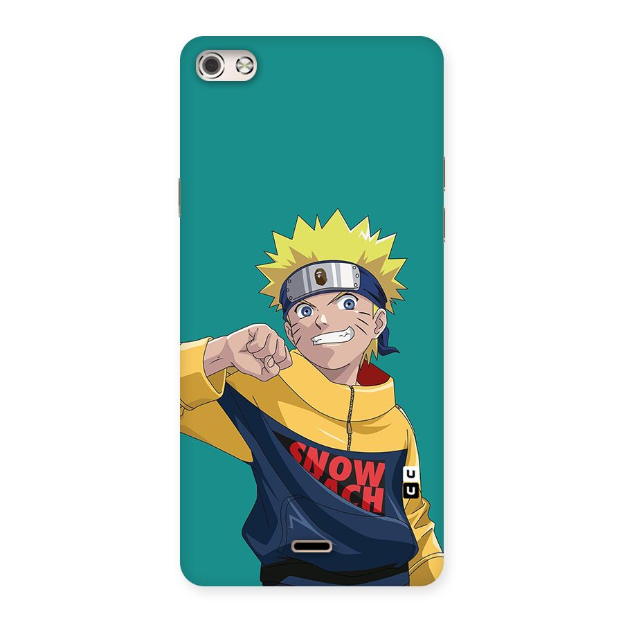 Naruto Snow Beach Art Back Case for Micromax Canvas Silver 5