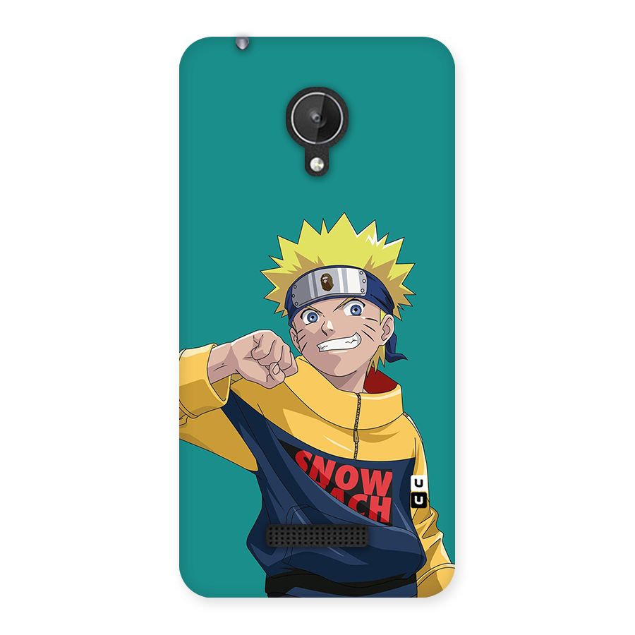 Naruto Snow Beach Art Back Case for Micromax Canvas Spark Q380