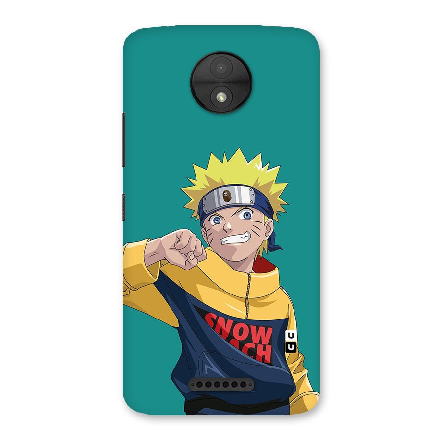 Naruto Snow Beach Art Back Case for Moto C