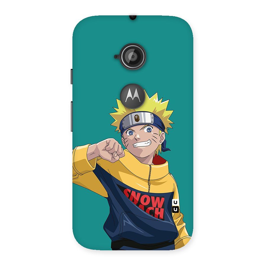 Naruto Snow Beach Art Back Case for Moto E 2nd Gen