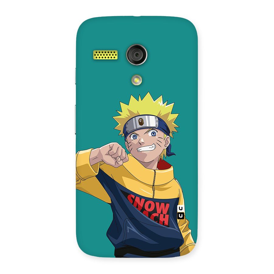 Naruto Snow Beach Art Back Case for Moto G