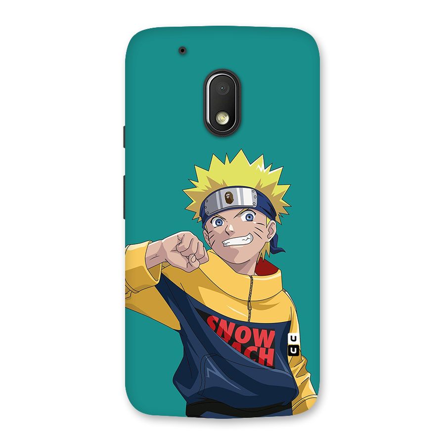 Naruto Snow Beach Art Back Case for Moto G4 Play