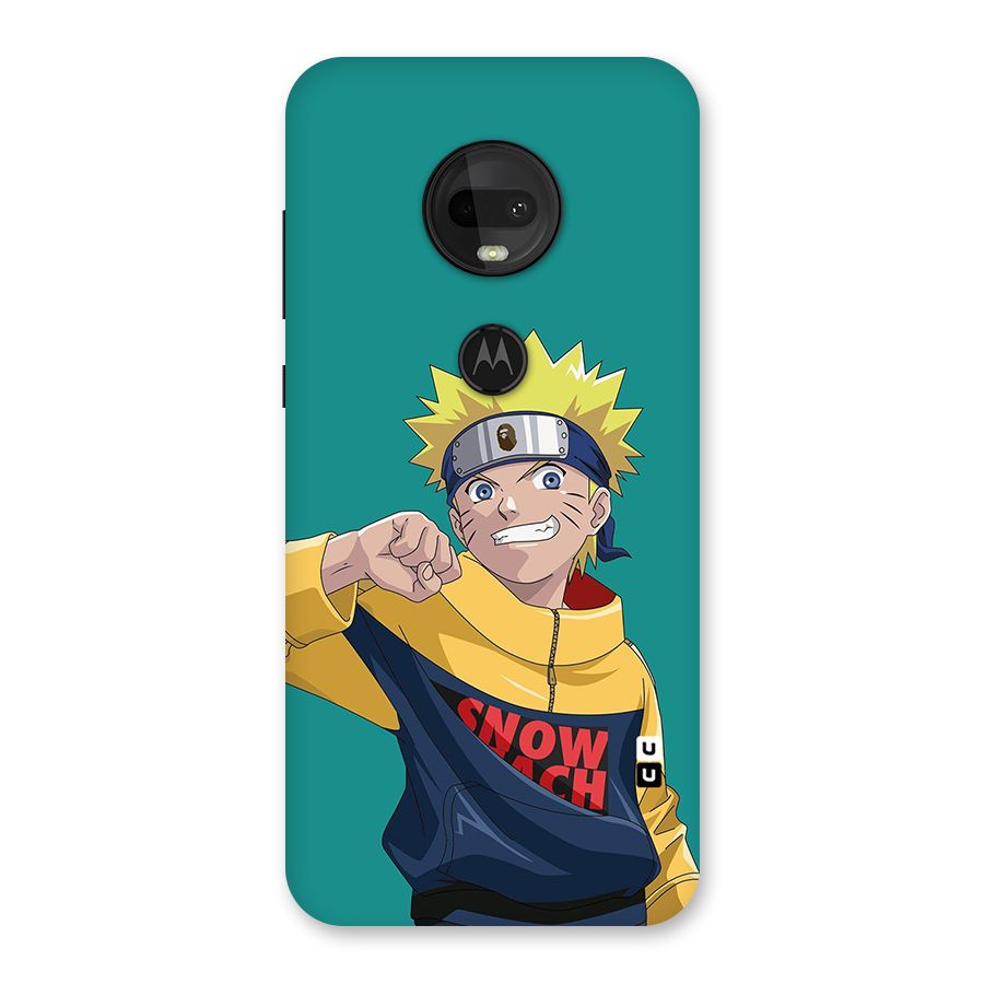 Naruto Snow Beach Art Back Case for Moto G7
