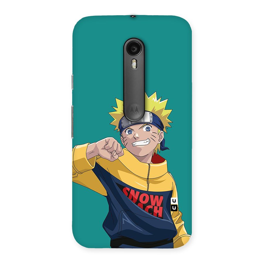 Naruto Snow Beach Art Back Case for Moto G Turbo