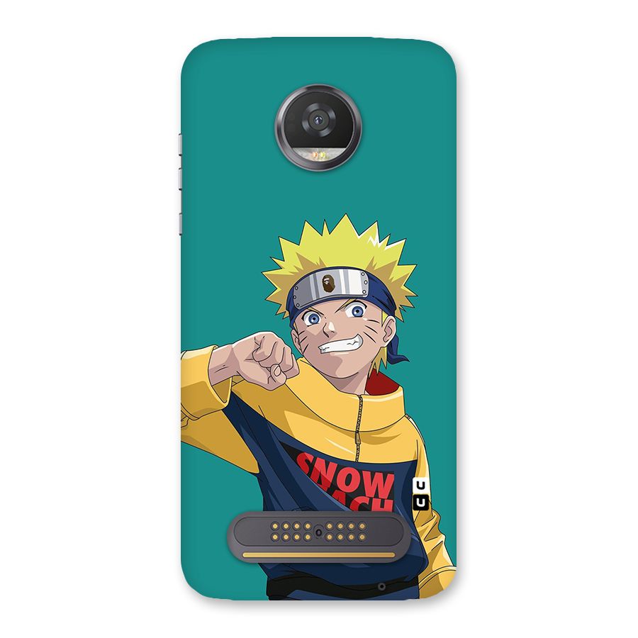 Naruto Snow Beach Art Back Case for Moto Z2 Play
