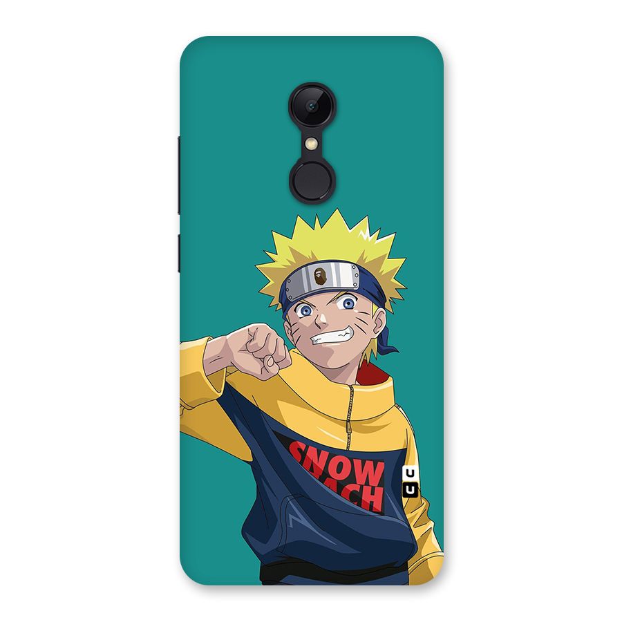 Naruto Snow Beach Art Back Case for Redmi 5
