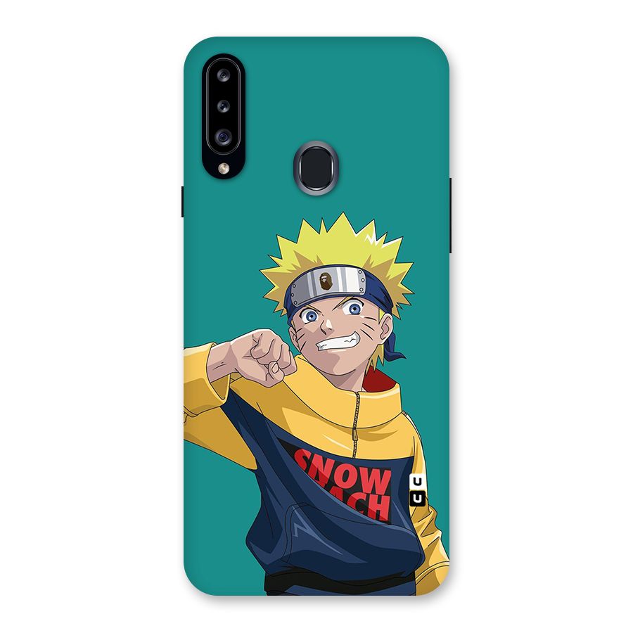 Naruto Snow Beach Art Back Case for Samsung Galaxy A20s