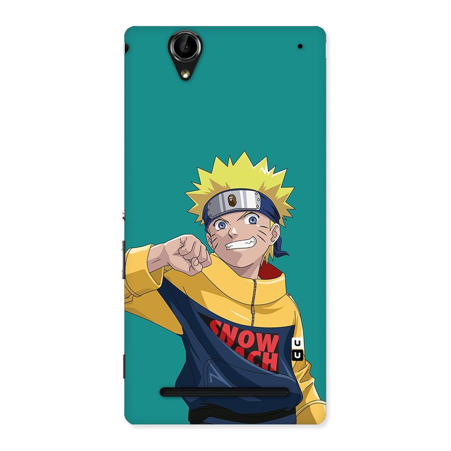 Naruto Snow Beach Art Back Case for Sony Xperia T2