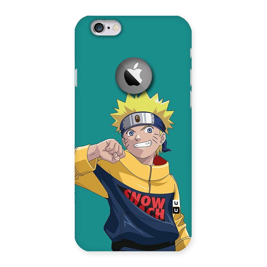 Naruto Snow Beach Art Back Case for iPhone 6 Logo Cut