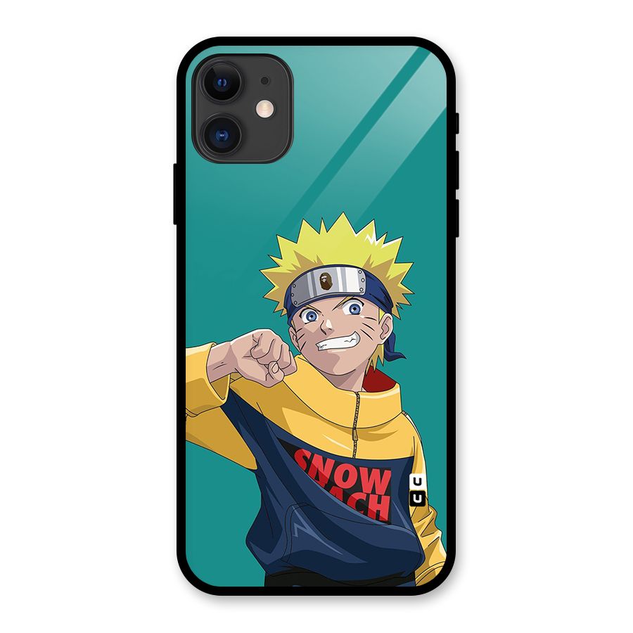 Naruto Snow Beach Art Glass Back Case for iPhone 11