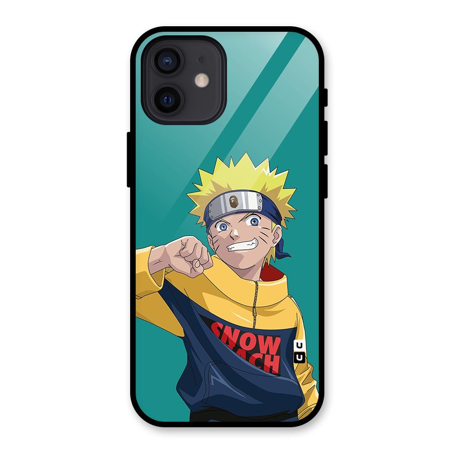 Naruto Snow Beach Art Glass Back Case for iPhone 12