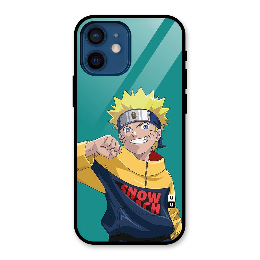 Naruto Snow Beach Art Glass Back Case for iPhone 12 Mini