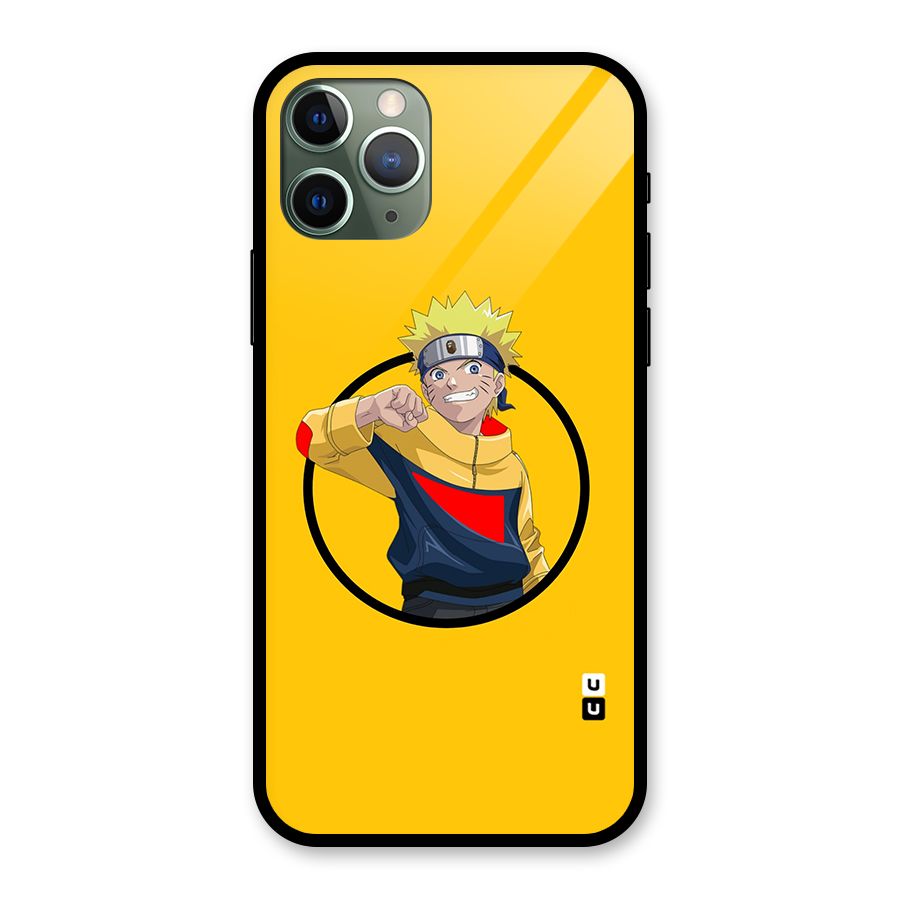 Naruto Sports Art Glass Back Case for iPhone 11 Pro