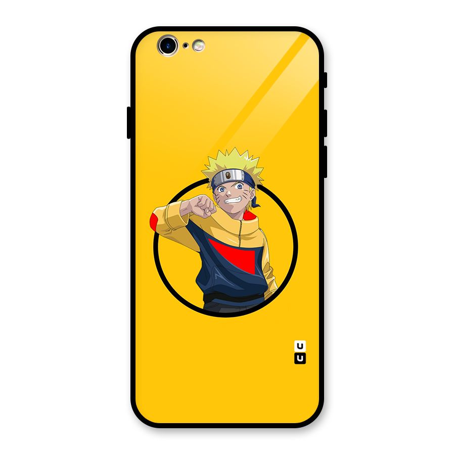 Naruto Sports Art Glass Back Case for iPhone 6 6S