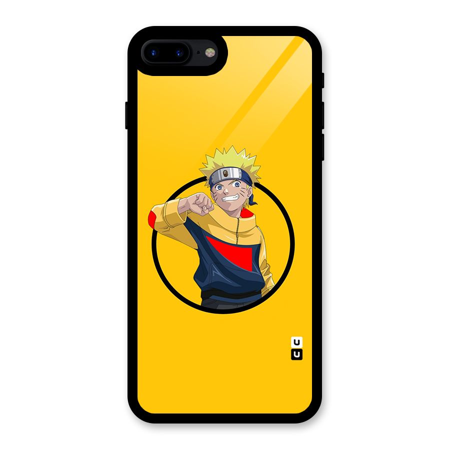 Naruto Sports Art Glass Back Case for iPhone 7 Plus