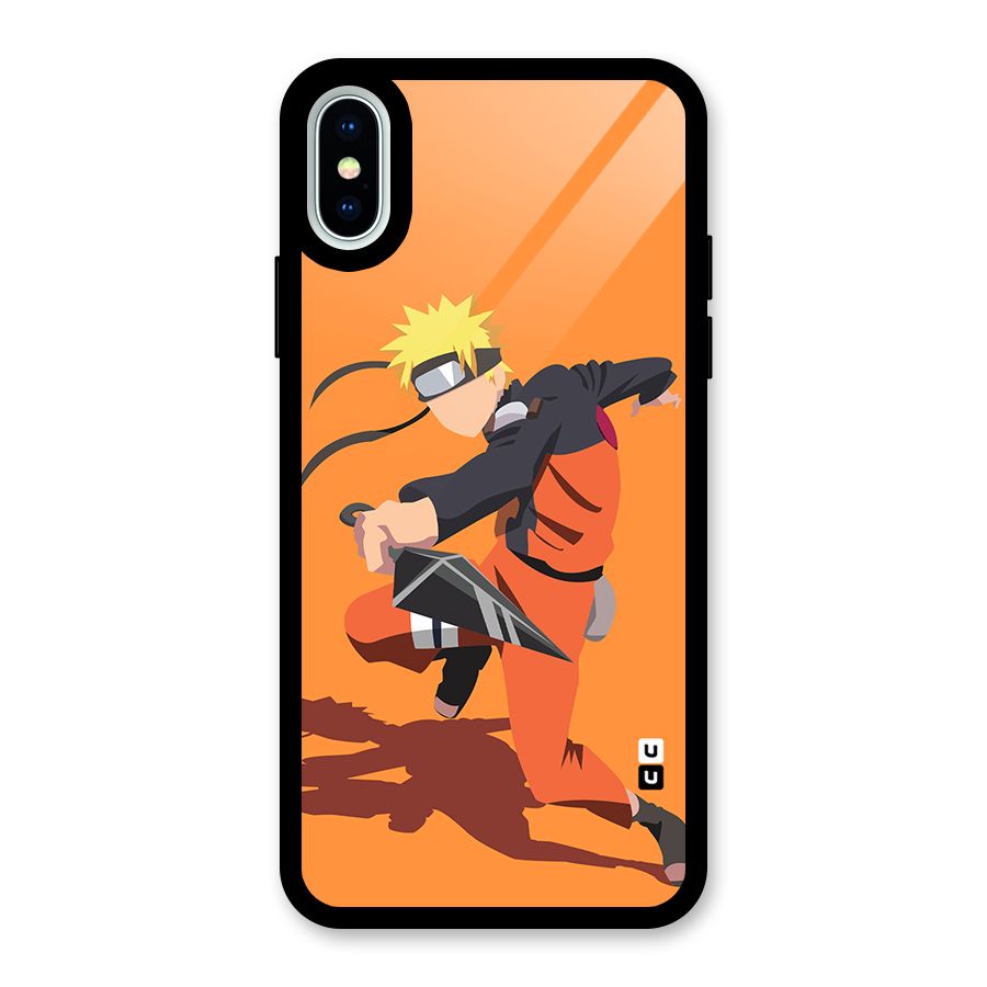 Naruto Ultimate Ninja Storm Glass Back Case for iPhone XS